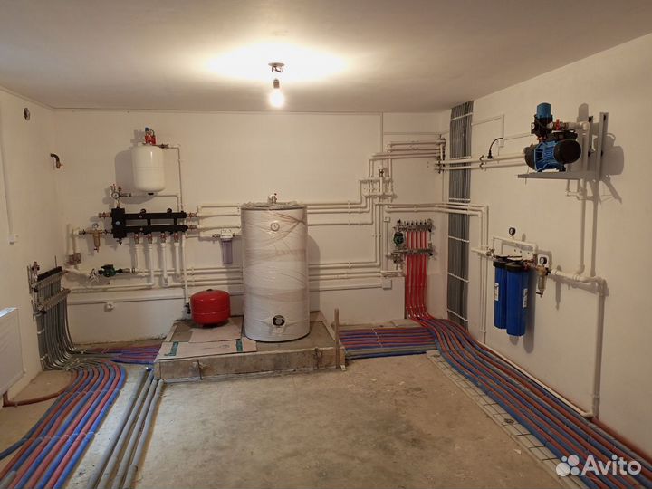 Установка сантехники, отопление