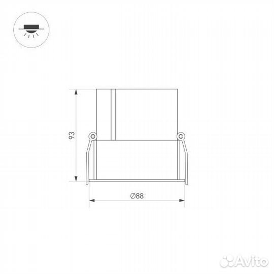 Светильник Downlight Arlight 035467