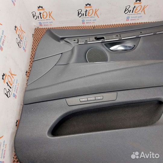 Обшивка передней правой двери чёрная BMW f07 GT