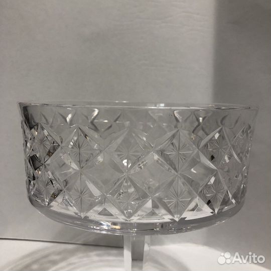 Конфетница на ножке хрусталь