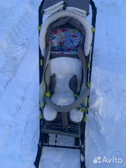 Санки коляска ника 7 8