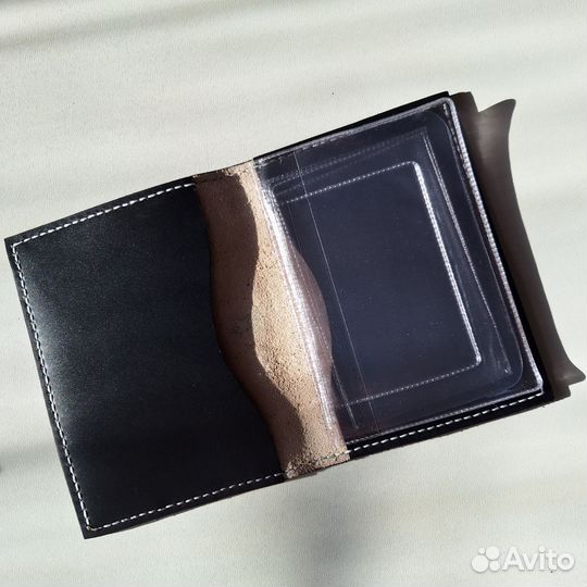 Обложка на паспорт натуральная кожа