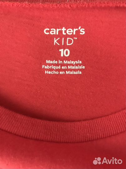 Футболка для девочки на 10-11 компании Carter's