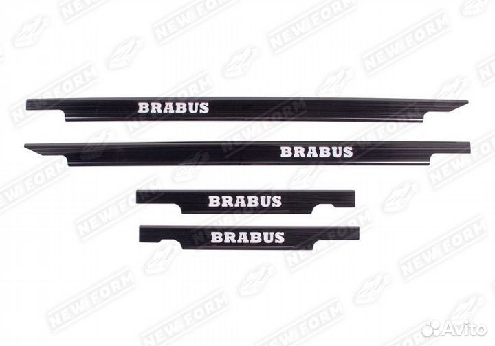 Накладки на пороги Brabus Мерседес Гелендваген