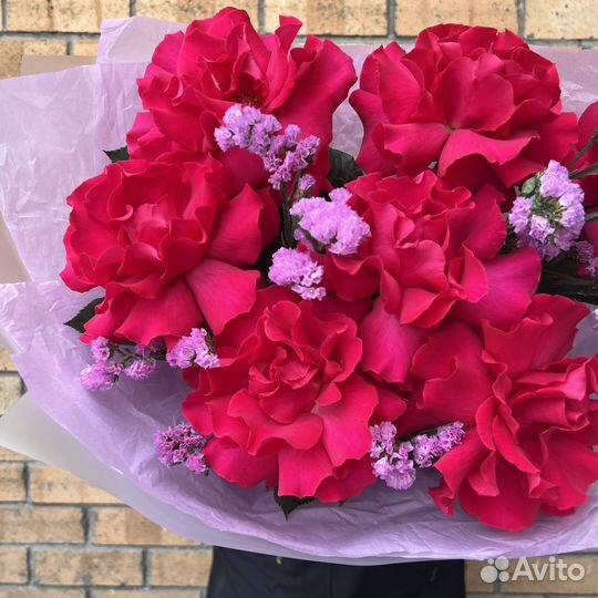 Букет французских роз. Доставка