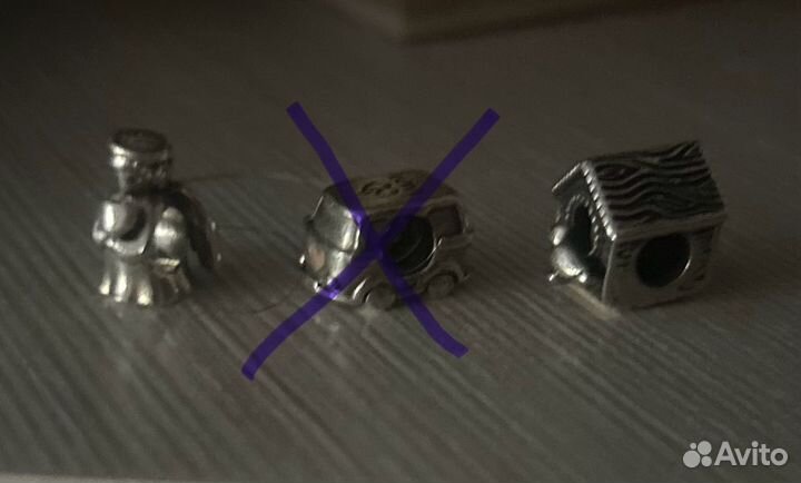 Шармы pandora серебро