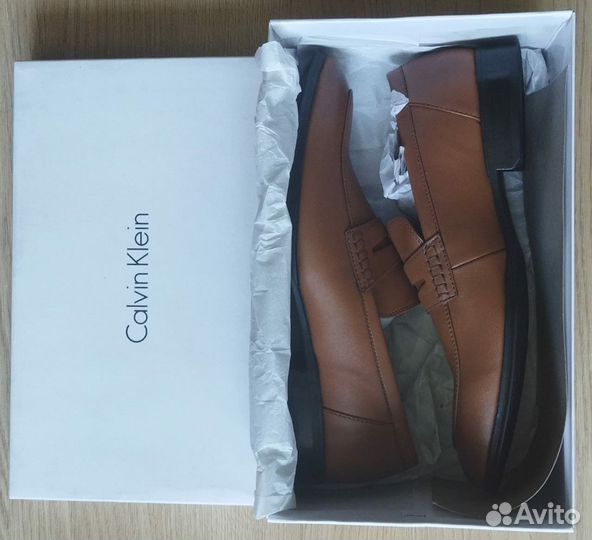 Новая пара Calvin Klein муж кожа ориг 42 р-р