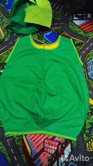 Костюм огурца,подойдёт от 110-134
