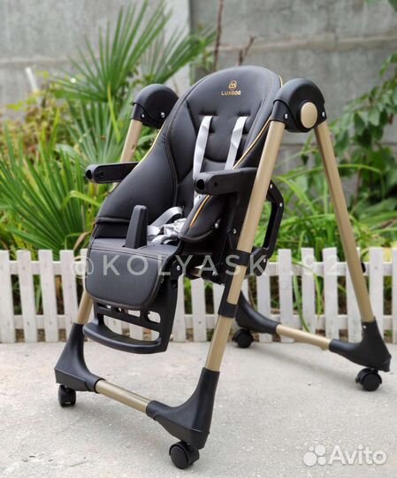 Стульчик для кормления Luxmom H580 черный