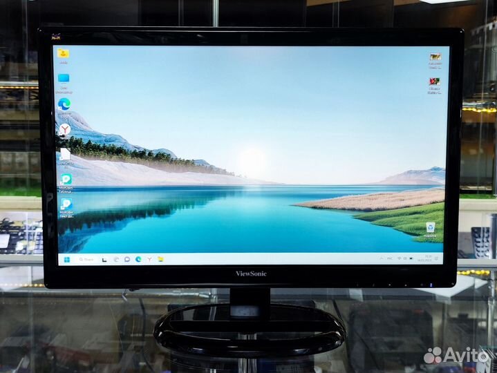 Монитор 21.5 ViewSonic 1920x1080, D-Sub, DVI