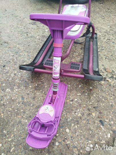 Детский снегокат бу