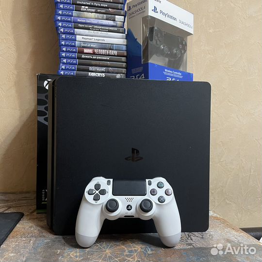 Sony Playstation 4 / Slim / 1000gb + 400 игр