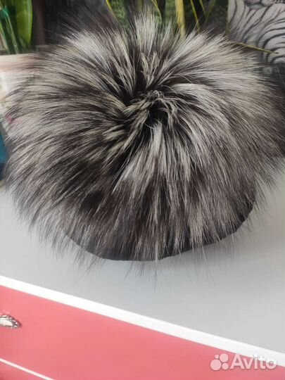 Шапка меховая из чернобурки