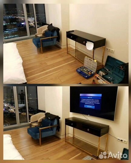 Монтаж телевизора