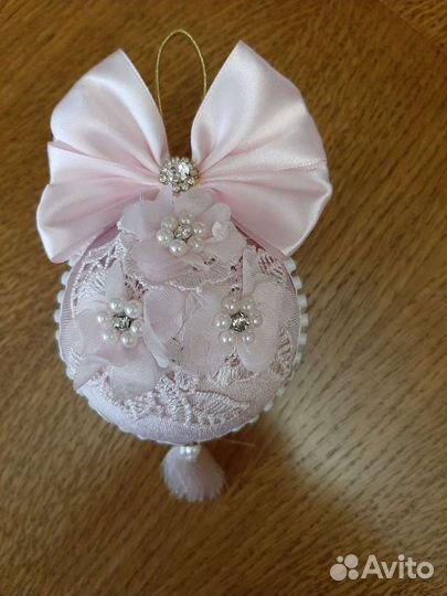 Ёлочные игрушки - шары. Ручная работа