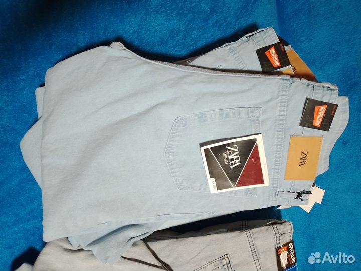 Джинсы zara бананы