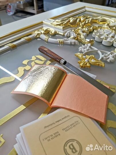 Золочение поталью и сусальным золотом