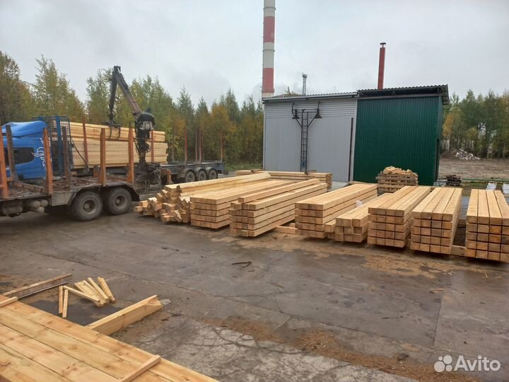 Срубы домов из бруса