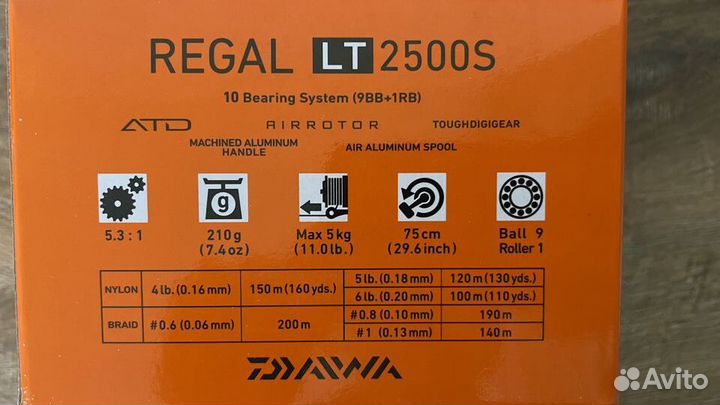 Daiwa 18 Regal LT2000S, LT2500S, LT3000S-C (Новые)