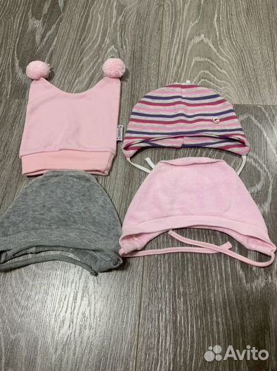 Шапочки для новорожденных