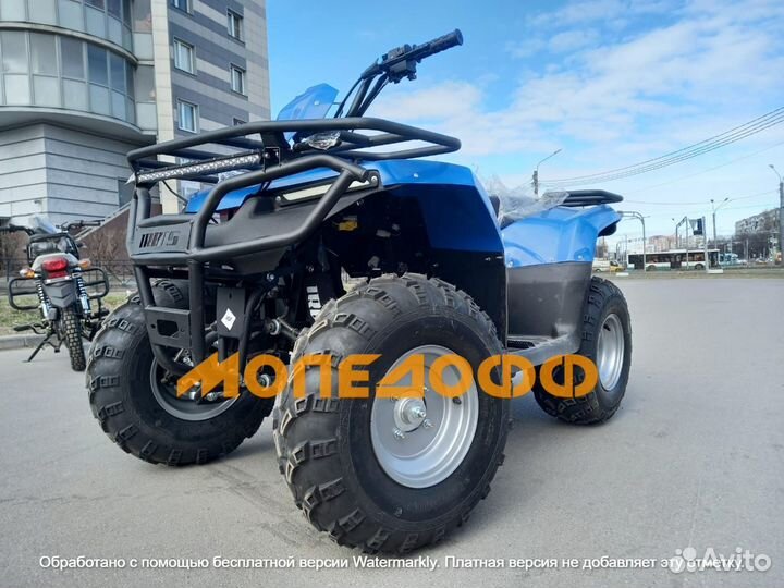 Квадроцикл irbis ATV125 Blue + шлем