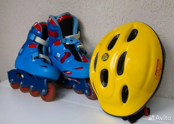 Роликовые коньки детские р33