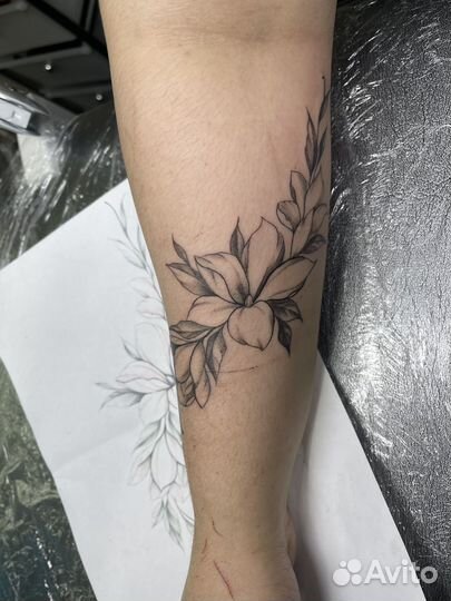 Мини тату и тату для девушек
