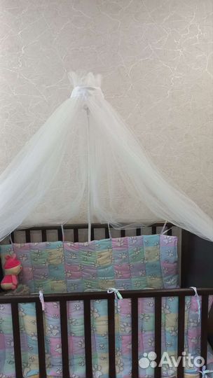 Балдахин в кроватку с держателем