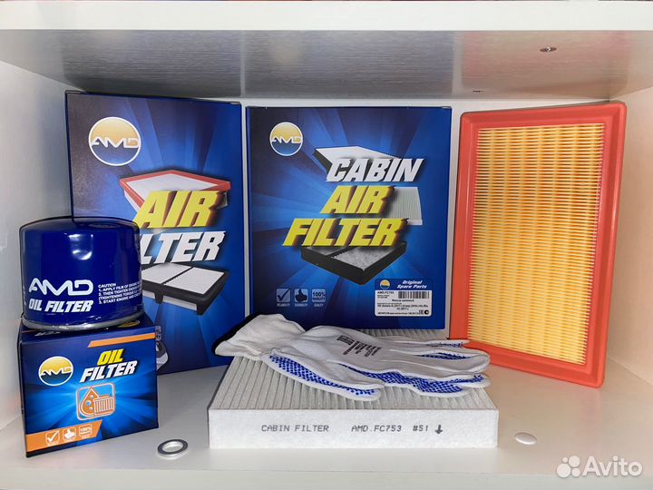 Комплект фильтров для то Kia Rio,Hyundai Solaris