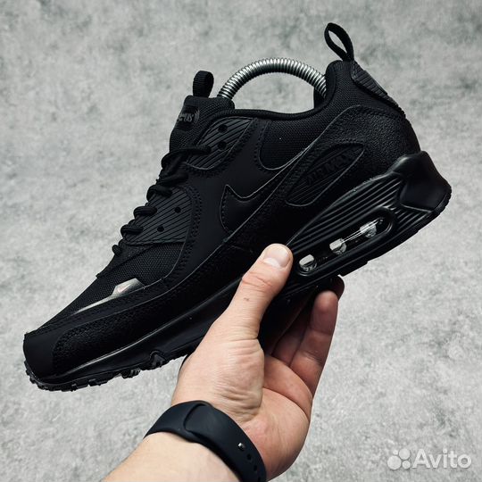 Кроссовки nike air max 90 зимние с мехом