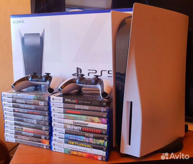 Sony PS5 Новая+Оч.Мн.Игр+2Джоя.Обмен.Гарантия 1год