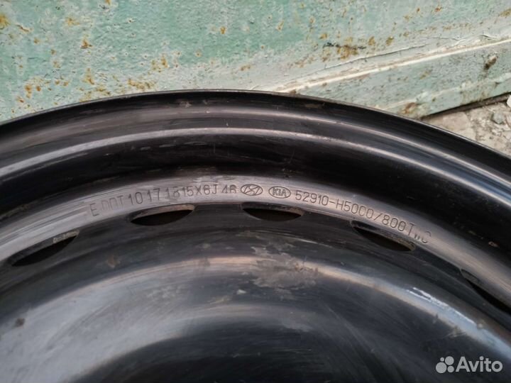 Диски штампованные R15 Hyundai KIA Солярис Рио