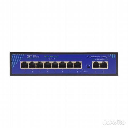 Коммутатор 8 poe + 2 порта UP-Link