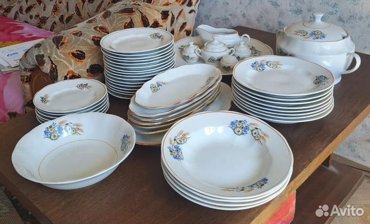 Столовый сервиз СССР Рига