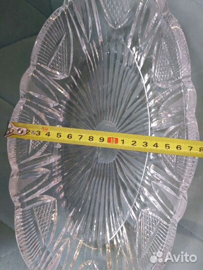 Салатник хрустальный большой