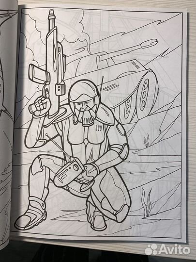 Большая раскраска для мальчиков