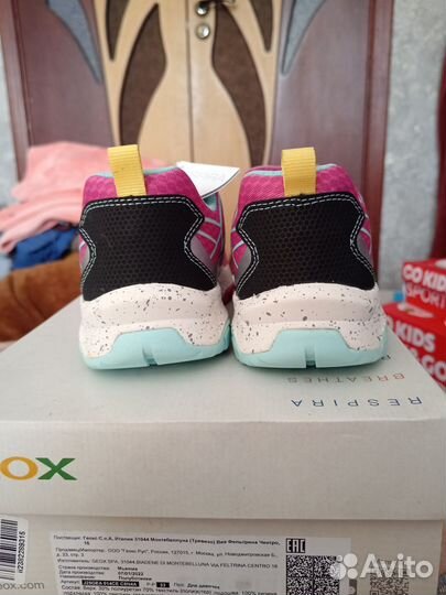 Кроссовки Geox. 34,размер