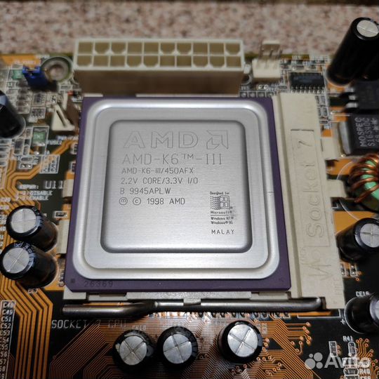 Socket 7 atx + amd k6-3/450afx