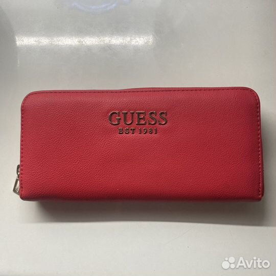 Кошелек guess женский, новый, красный