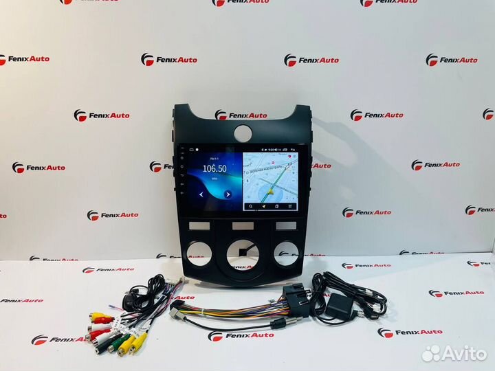 Магнитола Kia Cerato 2 кондиционер Android 2-32 Гб