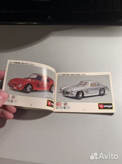 Bburago. Каталог. 1995г. Модели машинок