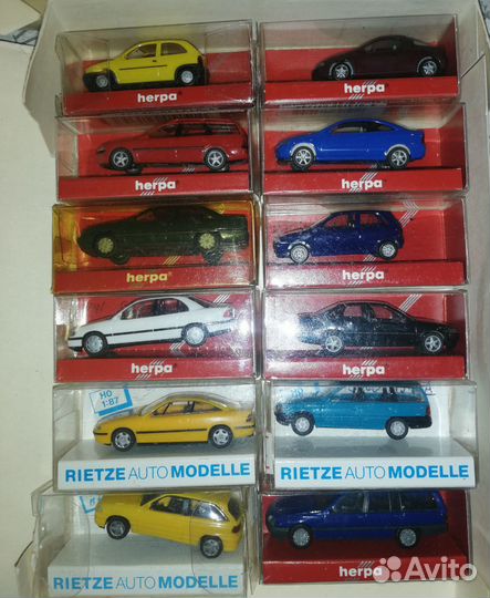 Модели машин 1/87