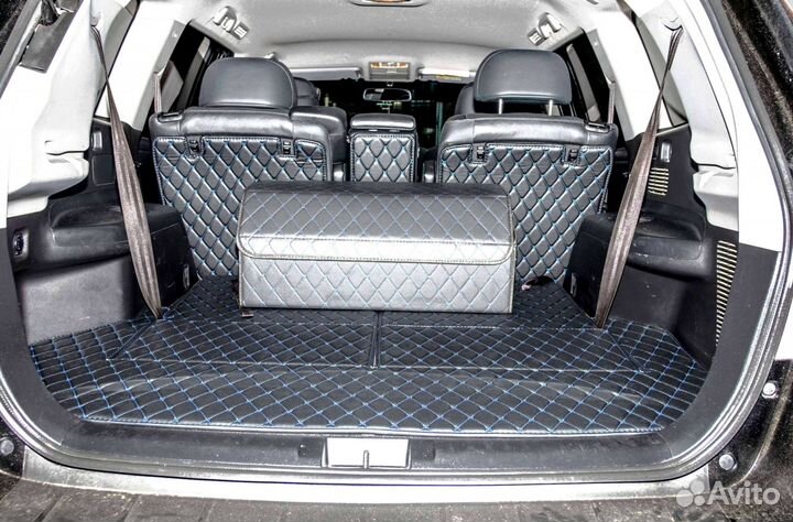 Коврик в багажник для Toyota Highlander 2013г