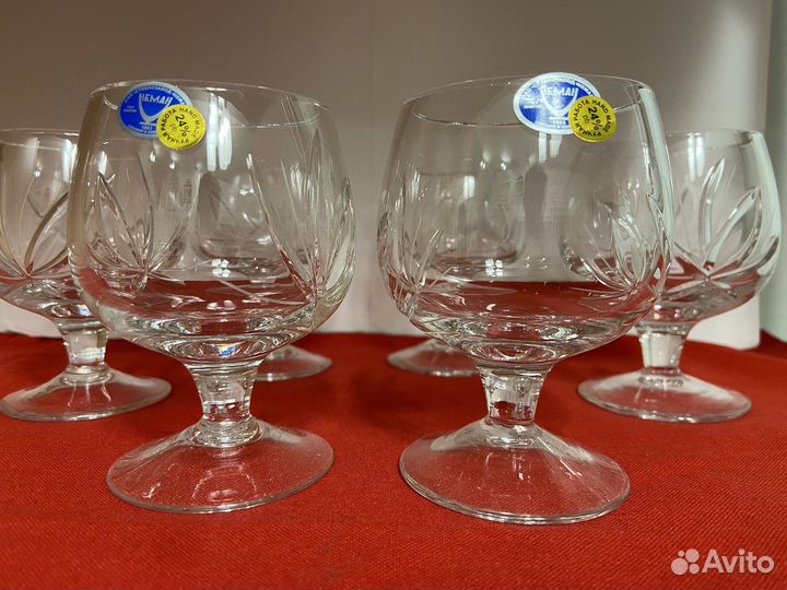 Набор бокалов хрусталь