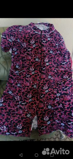 Халат велюровый женский