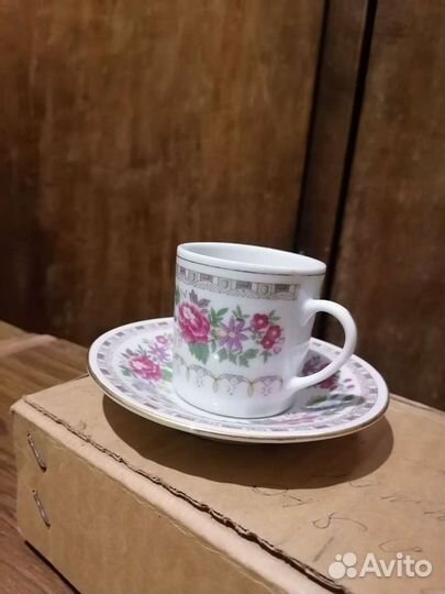 Сервиз чайный на 6 персон, фарфор