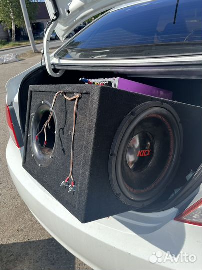 Сабвуфер kicx с усилителем