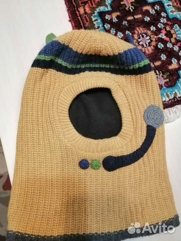 Шапка шлем детская зимняя noble people