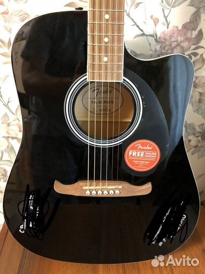 Акустическая гитара fender FA -125CE
