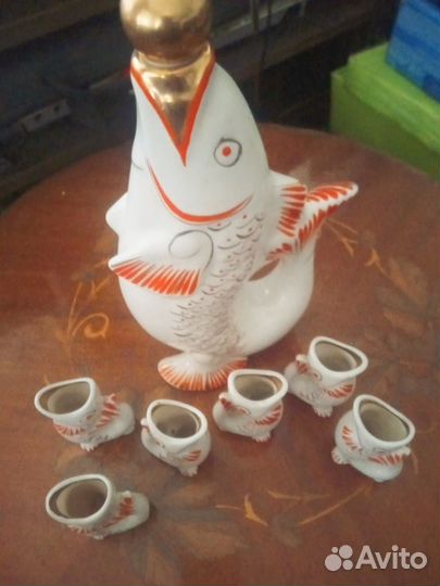 Шток рыбки фарфор